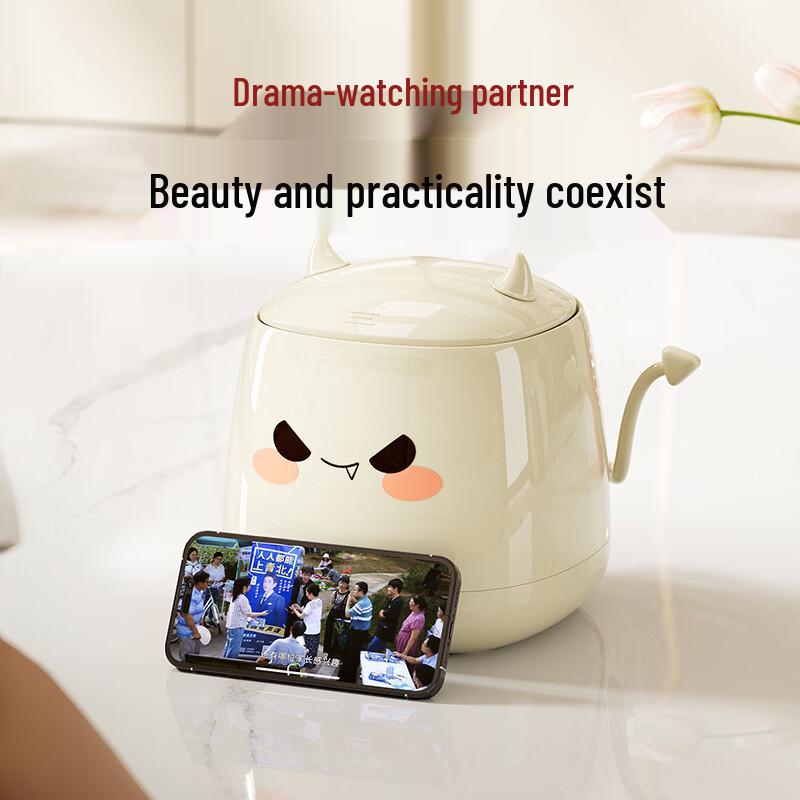 Anbixing Lidded Desktop Waste Bin