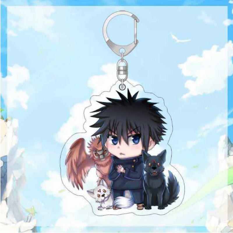 Anime Acrylic Key Ring for Jjk Ryomen Sukuna Yuji Itadori Megumi Fushiguro Chibi Version Self-Made Bag Pendant Birthday Gift