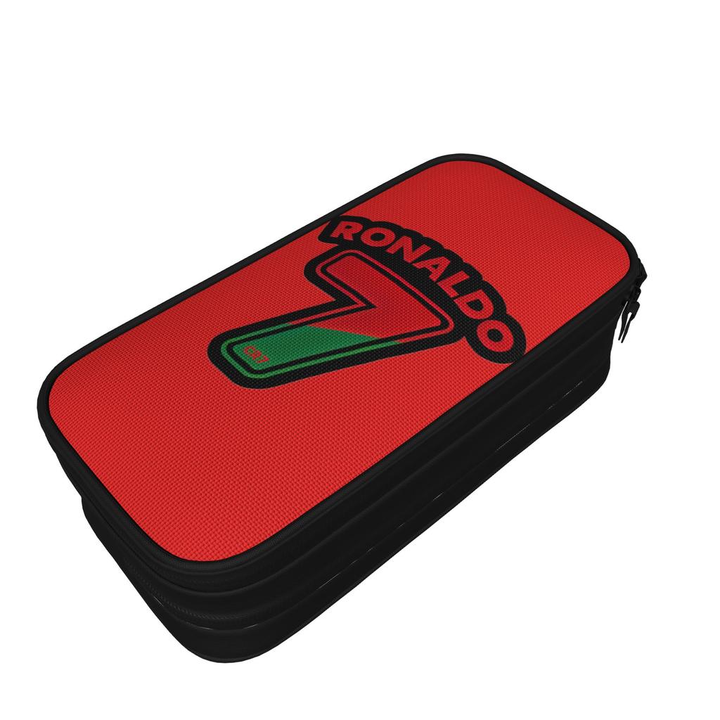 Pencil Case Creative Ronaldos Bag for Student Big Capacity Students School Cosmetic Pencilcases
