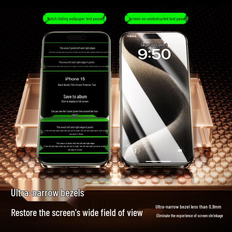 Shamo iPhone 15 Series Tempered Glass Screen Protector