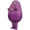 Disfraz Inflable de Berenjena Morada, Adulto