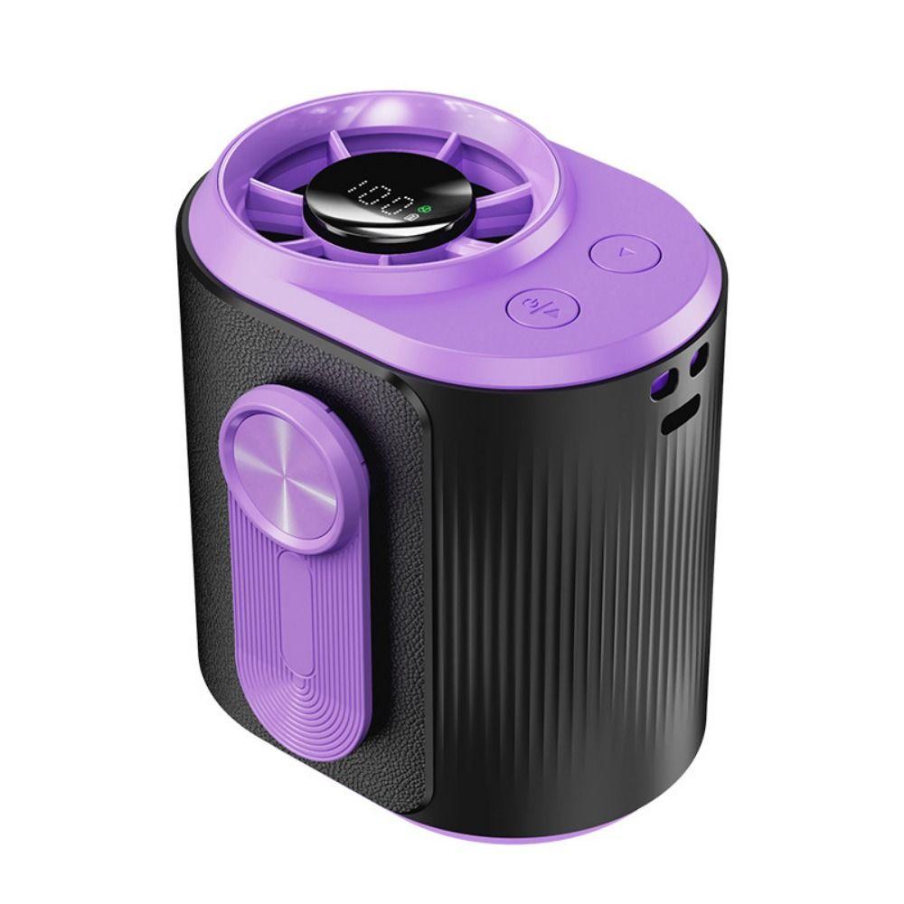 

High-Speed Waist Mounted Fan Refrigeration Mini Electric Fan Personal Cooling Fan Desktop помаранчевий