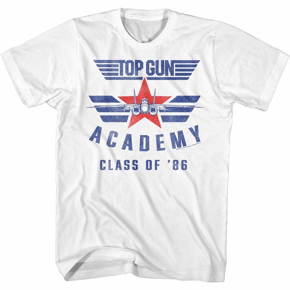 Top Gun Top Gun Academy 86 White T-Shirt Unisex T-Shirt S