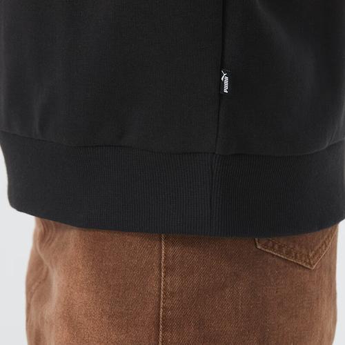 PUMA Women's Solid Color Casual Loose Drop-Shoulder Long-Sleeve Sweatshirt