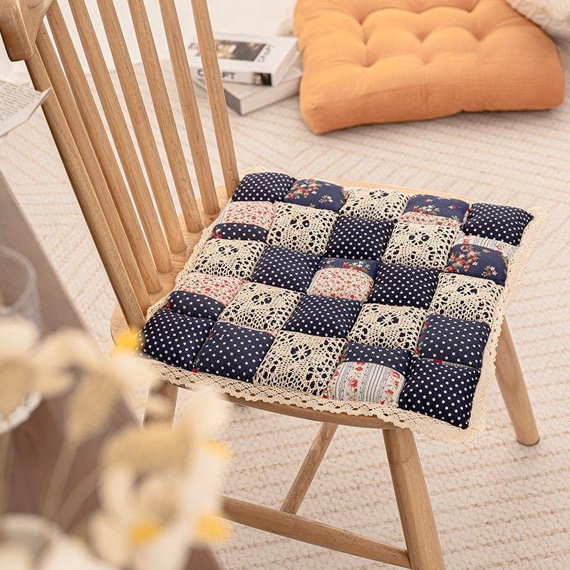 Lace Non-Slip Chair Cushion Pad for Dining and Living Room