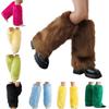 Y2K Flauschige Beinwärmer Kunstpelz Kniehoch Mädchen Socken Harajuku Stil Lolita Stiefelüberzieher Cosplay Verwendung