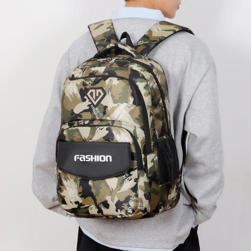 Camouflage Backpack for Men and Women Fashion School Travel Laptop Daypack with Multiple Pockets