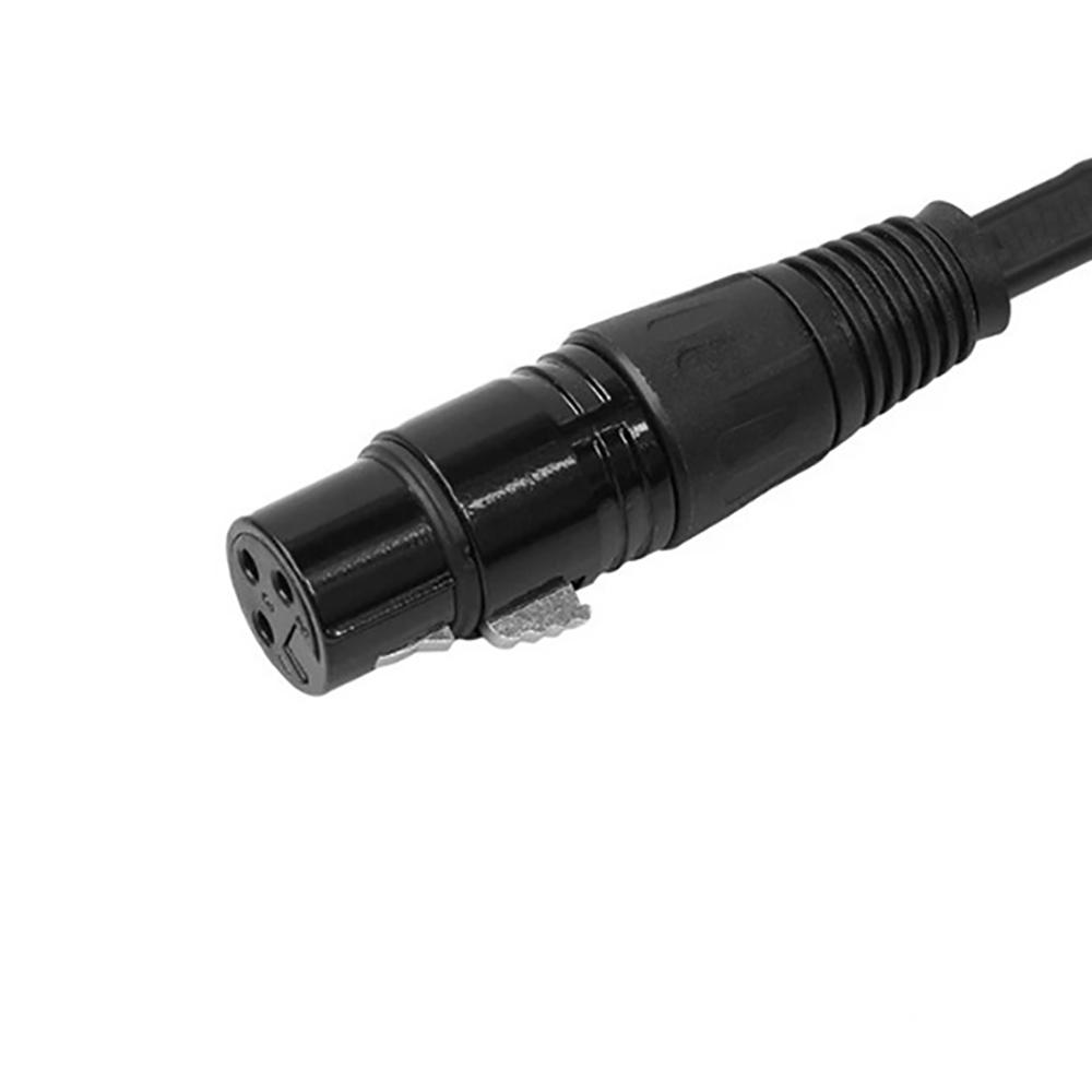2 x Dual XLR Female to Male Mic Combiner Y Cord Microphone Splitter Cable  0.3m