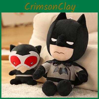 DC Batman Plüschtier Weiche Stoffpuppe Kinder Fans Geschenk Schwarz Rot Anime Fabrik