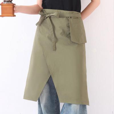 Halbschürze mit Schlitz vorne für Café, Küche, Holzwerkstatt, Garten