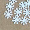 100Pcs Snowflake Decorations Attractive Wear-resistant Cute DIY Faux Pearl Decorations for Christmas