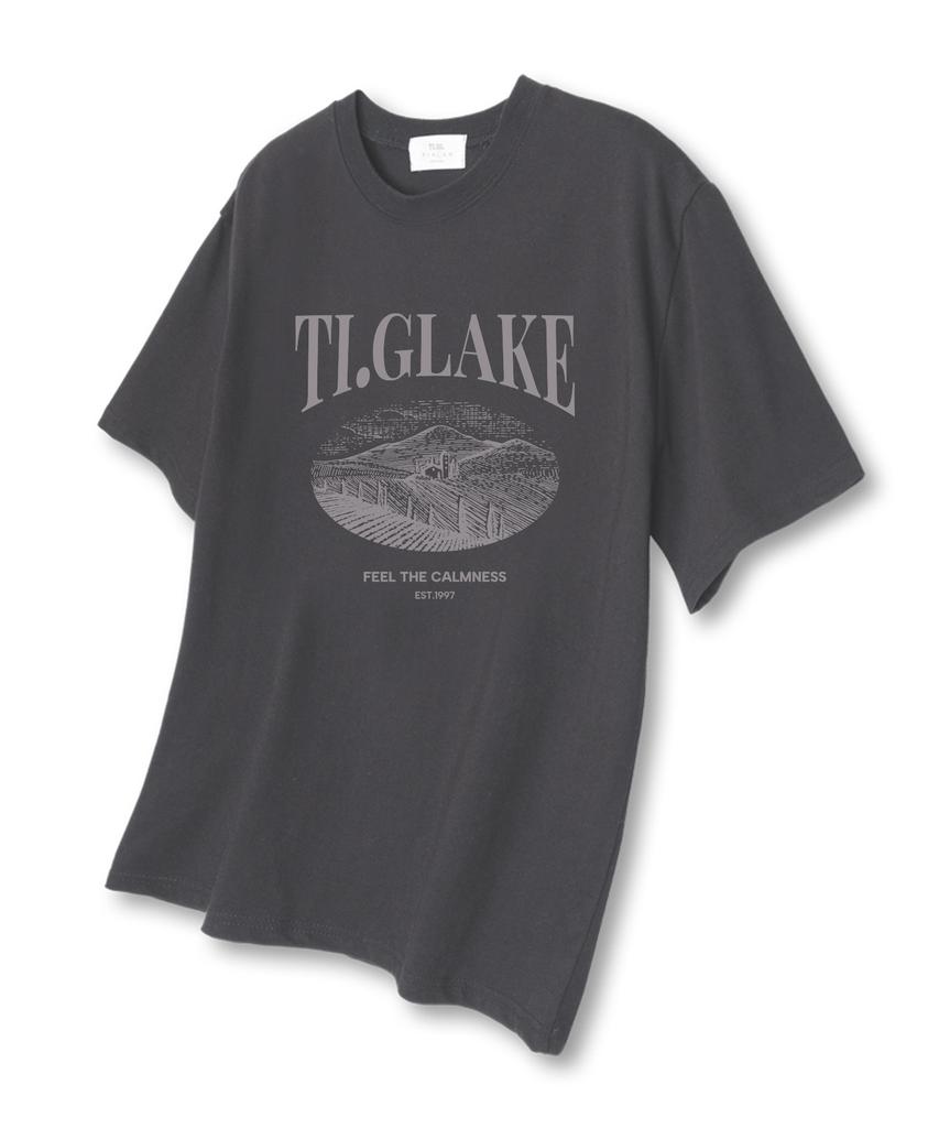 TI.GLAKE Glassland Oversized Short Sleeve T-Shirt Dark Gray