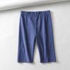 Sexy Women Cotton High Waist Elastic Pure Color Slim Knee-Length Biker Shorts Female