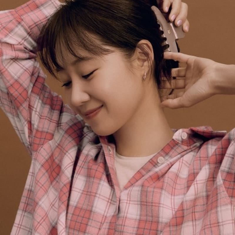 

DEPOUND cellulose hair claw - pink (M) Pink