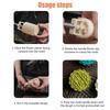 Mooncake Mould Hand Press Stamps Easy Demolding Hand-pressed Cake Molds for Kitchen Baking Room Hotel
