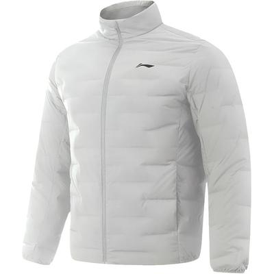 Li Ning Lässige Minimalistische Stehkragen Reißverschluss Daunenjacke Herren Oberbekleidung AYMV219-1