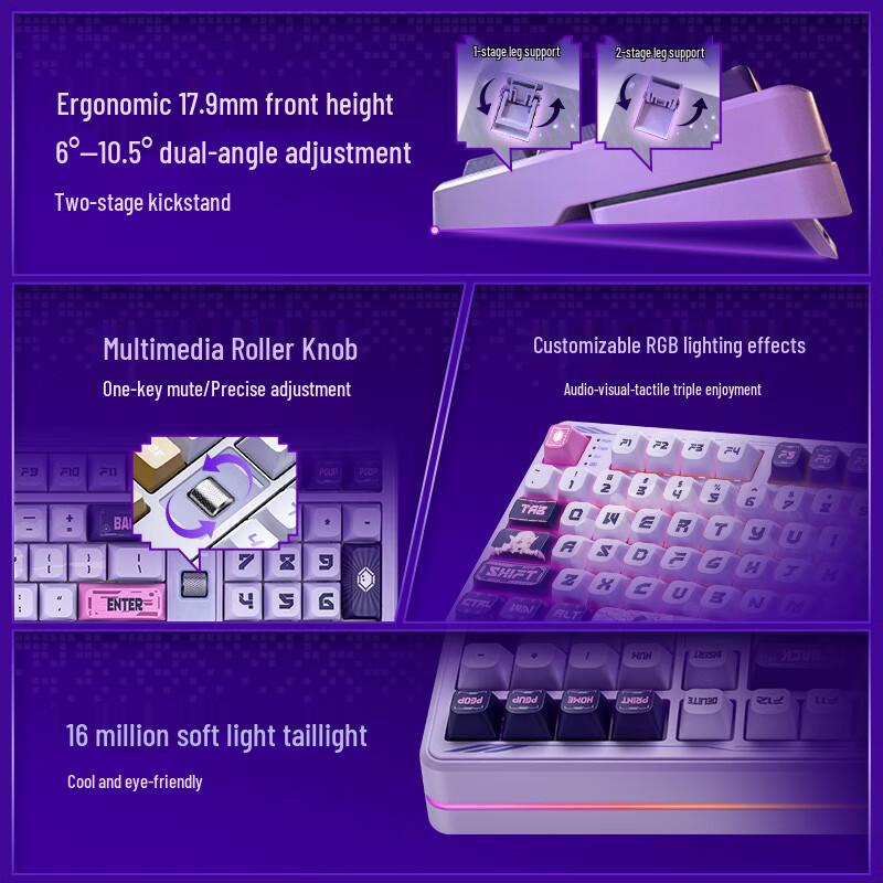 Colorful Hidden Princess Series Customizable Keyboards