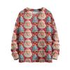 Women's Fashion Casual Long Sleeve Christmas Printed Round Neck Knitted Top