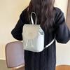 Stylish Minimalist Travel Backpack For Women With Unique Design And Durable Pu Material For School And Commute