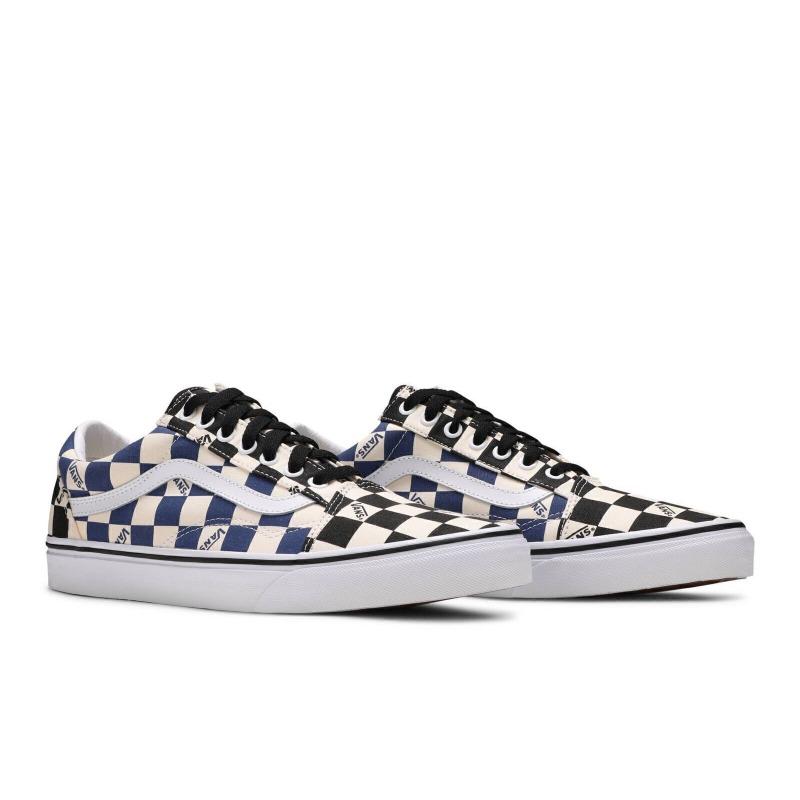 Vans Old Skool 'Big Check Black Navy' VN0A4U3BWRT Men's Shoes