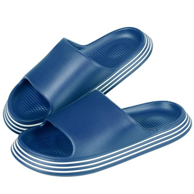 Eva Hål Läckande Tofflor Kvinnor Badrumsskor Slides Anti-Halk Sommar Inomhus Hemtofflor Hushållsbad Sandaler Män