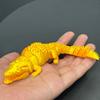 3Pc [Crocodile Model] | Colorful 3D Printed Plastic Decorations For Home, Office Or Car (Random Colors)