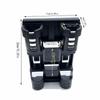 Fishing Gear Box with Integrated Dual Rod Holder and External Expansion