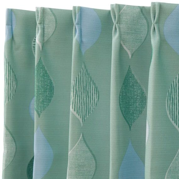

Nitori RD033 Blackout Level Set of NITORI 7327229 Curtains, 2, Heat-Shielding, 100x135cm, 2, Green, зелёный