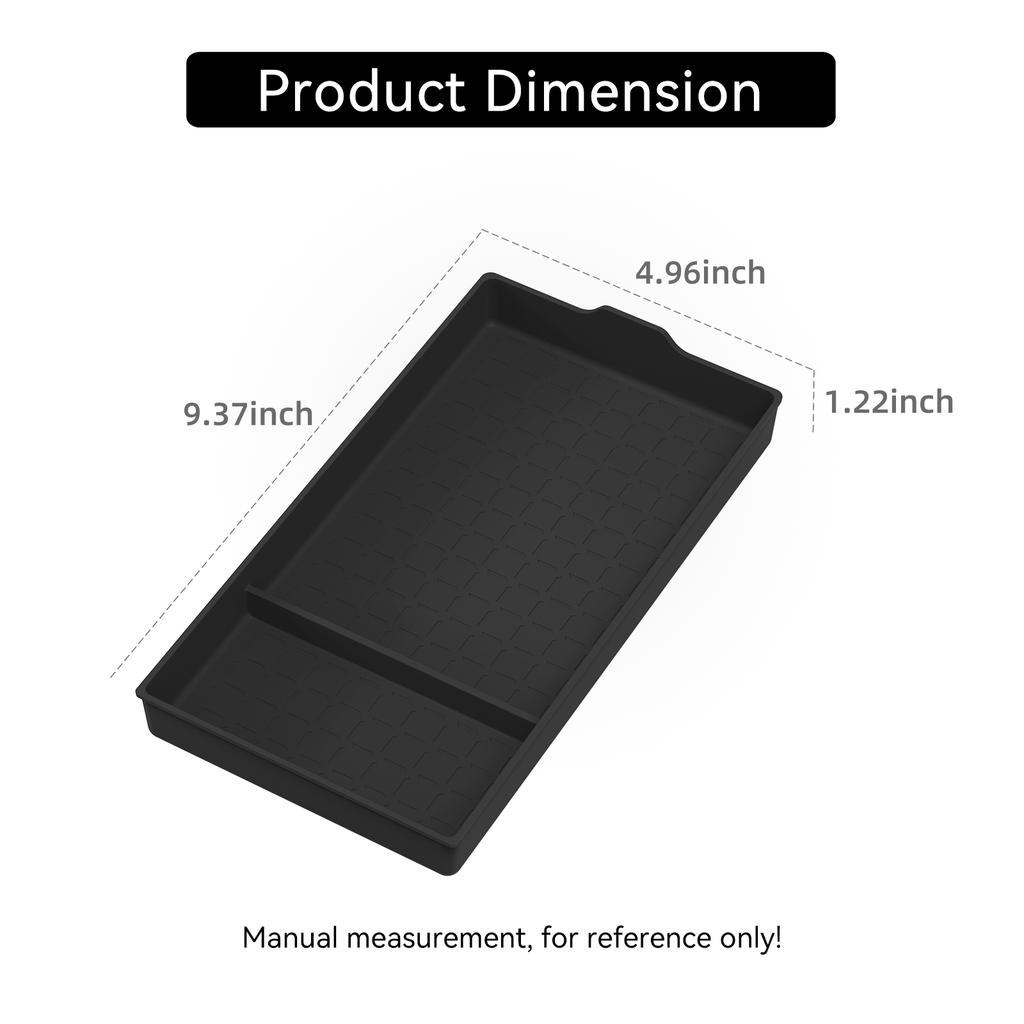 for Toyota RAV4 2026 Center Console Armrest Lower Organizer Tray Car Storage Box Silicone Interior Accessories Tidying