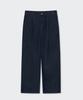 MUSINSA STANDARD WOMAN Women'S Tencel One-Pleat Extra Wide Denim Pants [Deep Indigo]