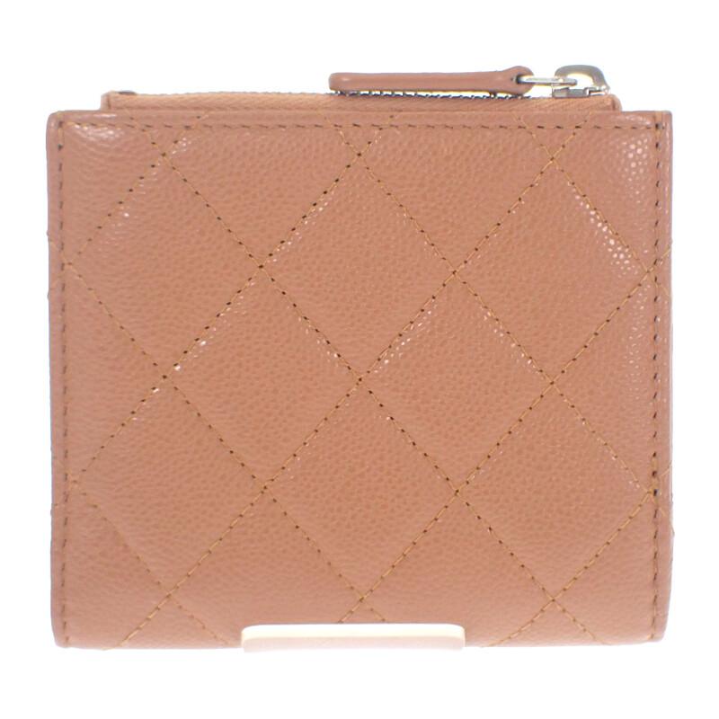 Chanel AP3388 Coin Case Camel Grain Calfskin Leather Women