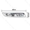 Car Front Bumper Fog Light Lamp For Nissan Sunny Almera Classic N16 2007 2008 2009 2010 Foglight Foglamp No Bulb