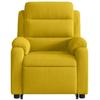 Recliner Chair with Lift Assist Electric Yellow Velvet