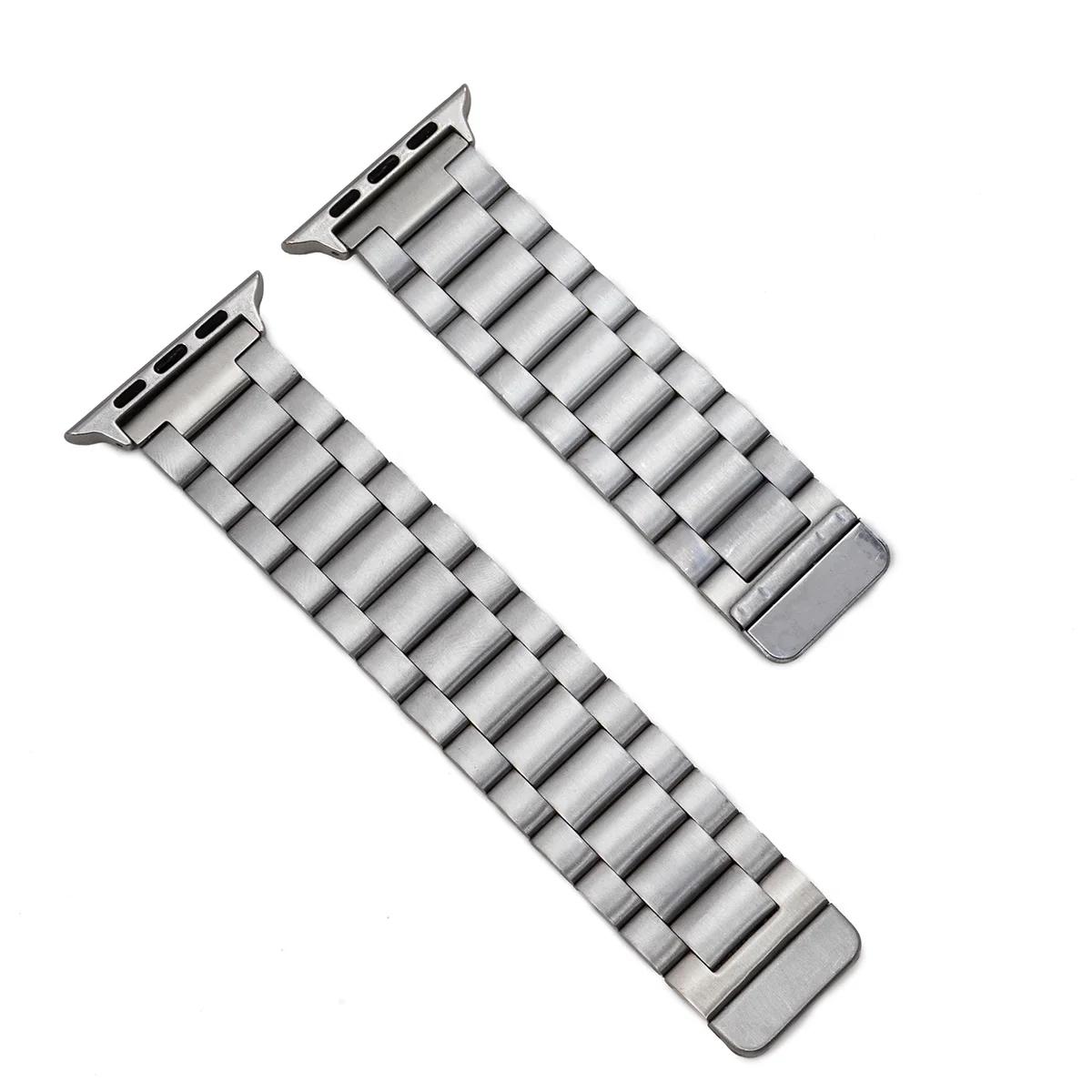 

Металлический ремешок из нержавеющей стали для Apple Watch Band Ultra 2 49 мм 46 мм 42 мм 45 мм 44 мм 40 41 мм Браслет Iwatch Серии 10 9 8 7 6 SE 5 38 40 41 S10 42mm