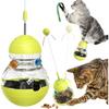 Wobble Treat Dispensing Ball for Indoor Cats – Puzzle Slow Feeder, Interactive Brain Game, Compatible with Kittens & Adult Cats
