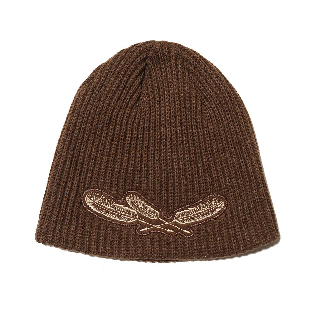 OGARP Arrow Applique Beanie Brown