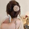 Dünner getrockneter Rosen-Haar-Twist-Clip für Damen - Hochsteckfrisur & Haarnadel-Accessoire