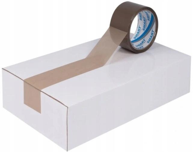 Smart brown packing tape, width 48 mm, length 50 m, 6 pcs.