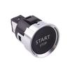 One Button Start Switch Engine Stop Button For C4 508 408 2008 3008 2011-2018 Black Plastic Replacement Part 96777946ZD Car I
