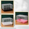 Portable Hamster Cage And Habitats, Travel Metal Mouse Cages , Hamster Habitat Rodent Gerbil Mice Rats Animal Critter Home Cage