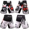 Men Cat Thai Shorts Boxing Shirts Fitness Training BJJ Kickboxing Shorts Kids MMA Muay Thai Grappling Trunks