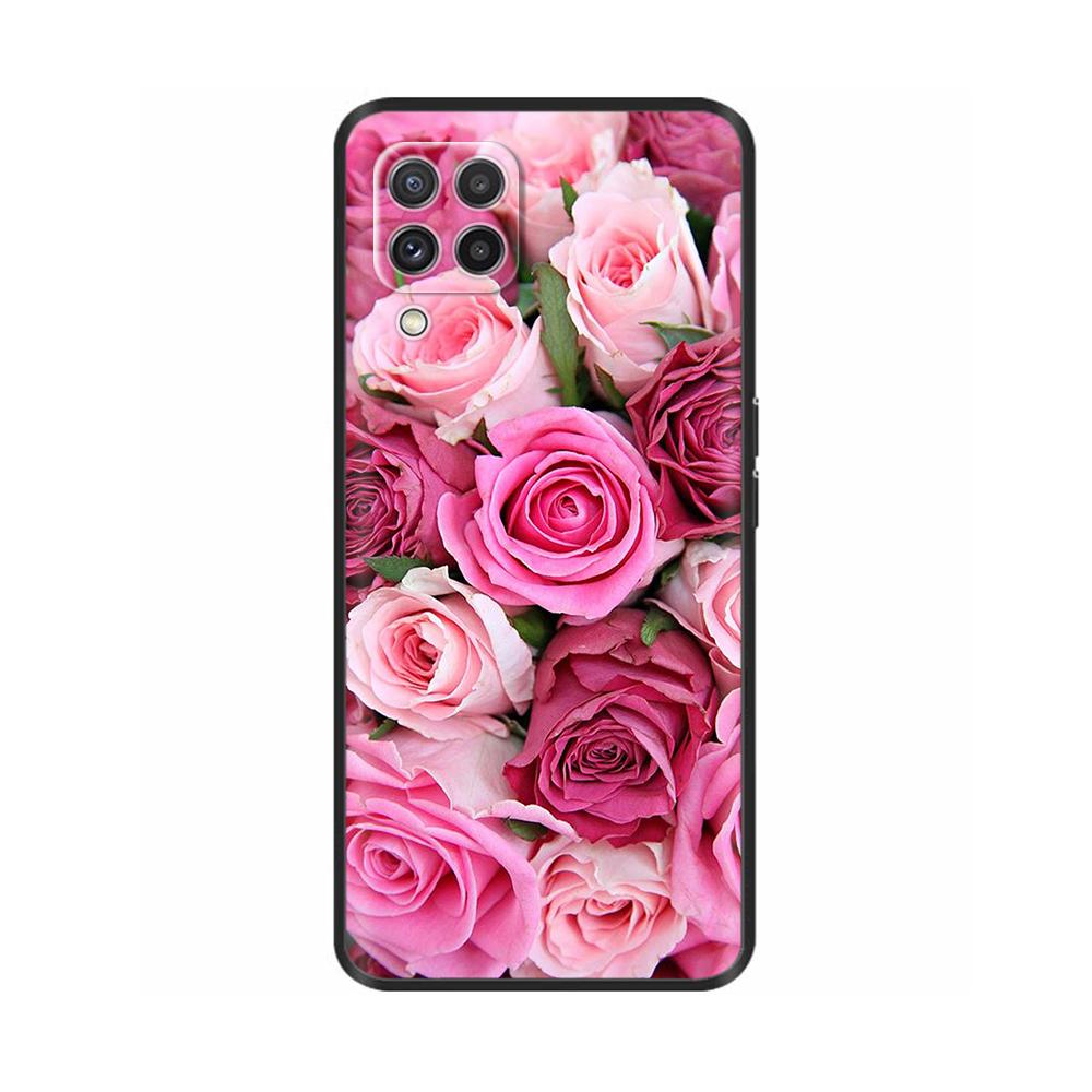 Per Samsung Galaxy A12 Custodia Verniciata Morbido Silicone Liquido Protezione Fotocamera Copri Telefono Per Samsung M12 F12 A 12 Galaxy M12 Fundas