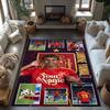 Lamin Yamal Customize Your Name Floor Rug Office Rug Perfect For Dormitory Playrooms Foyer Game Room Antislip Rug Anime Office Decor
