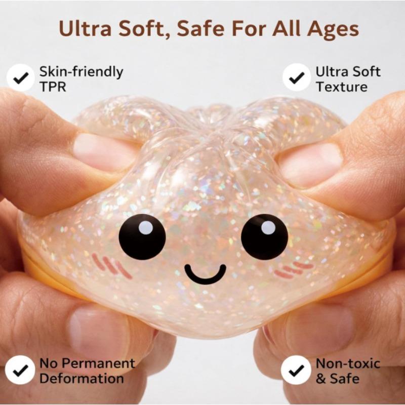 Raviolo Scintillante Raviolo Scintillante Squishy Con Scatola Ravioli Giocattolo Tattile da Premere Buon Regalo Per Bambini Per Alleviare Lo Stress