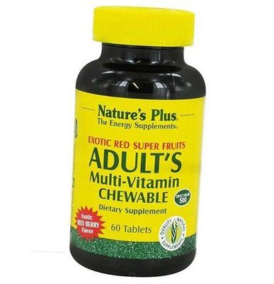Kausnack-Multivitamine für Erwachsene, Adults Multi-Vitamin, 60 Tabletten Beere (36375095)