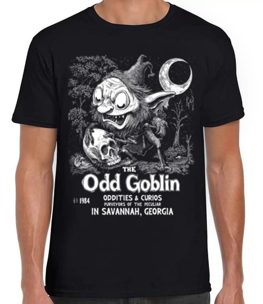 

Odd Goblin Strange Creepy Unusual Occult Weird Humorous Gift Black T Shirt 400 M