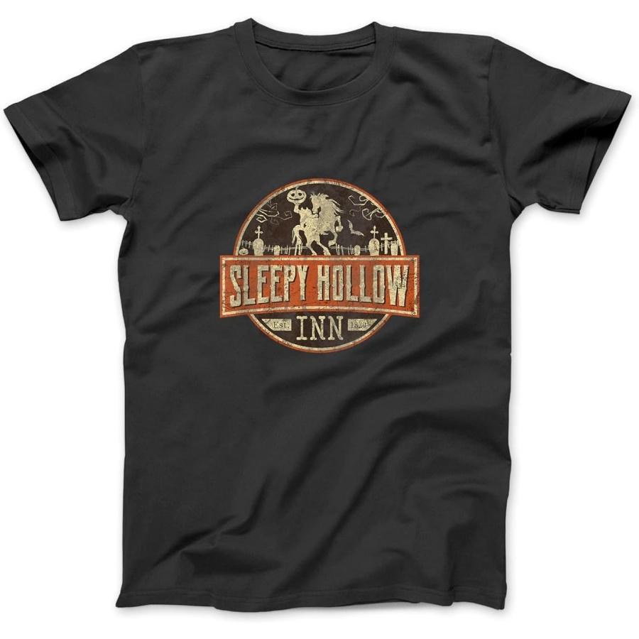 Sleepy Hollow INN Halloween Shirt Headless Horseman T-Shirt Sweatshirt Hoodie Tanktop for Men Women Kids Black XXXXXL разноцветный