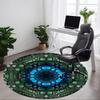 1pc Mandala Pattern Chair Carpet for Office, Non-slip, Soft and Durable Office Rug for Decoration, Perfect for Office Yy260105014