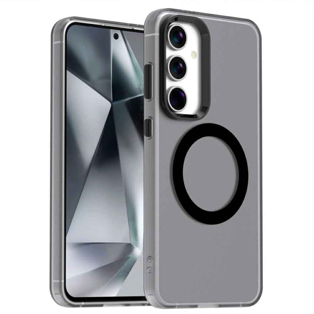 

Candy Series For Samsung Galaxy S24 FE Case Compatible with MagSafe PC+TPU+PET Anti-Drop Phone Cover Black