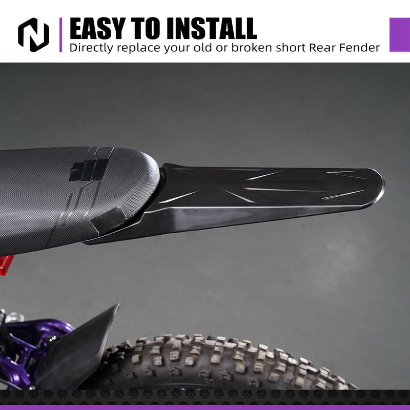 NICECNC For Surron Light Bee X S Rear Wheel Fender & Extended Longer Rear Fender For Segway X160 X260 Electric Dirt Bike 2024